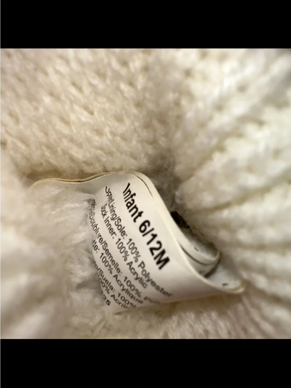 John Deere Infant Baby Booties Size 6-12mn brown soft sole, slip-on, lined, warm